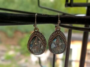 Øreringe med rhinsten