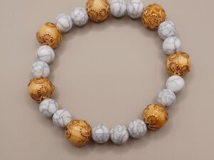 Træperle armbånd